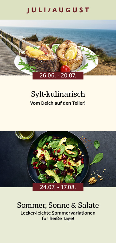 1_AKTIONSKAL._2. Halbj. 2025_Juli_Aug. Restaurant Bölle Kulinarischer Kalender 2024 November Dezember
